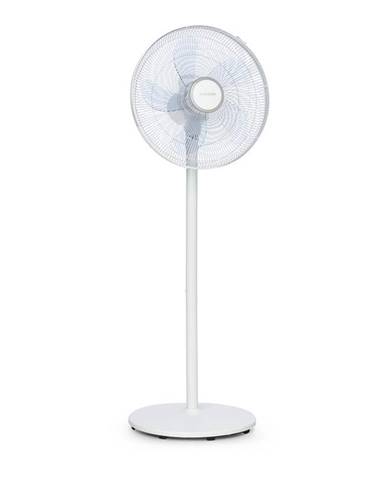 Klarstein Windflower, stojanový ventilátor, 5 lopatiek (15"/38,5 cm), 50 W, biely